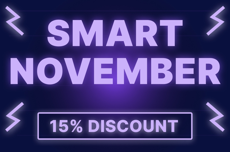 RENT, TRY, DECIDE - <br/>SMART NOVEMBER 15% OFF!